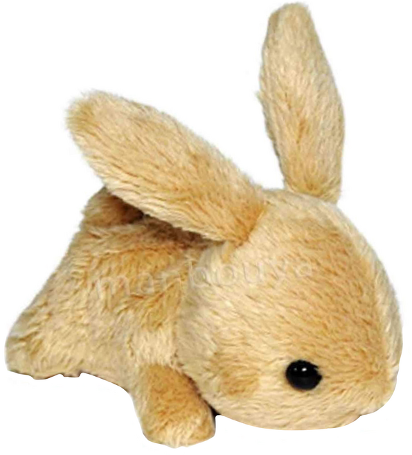 Little Beans 兔子 絨毛玩偶 10 x 9 x 5cm, 10cm, 棕色, 1個