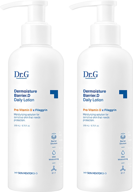 닥터지 더모이스처 배리어 D 로션, 200ml, 2개
