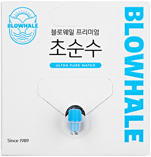 블로웨일 초순수 정제수 파우치 타입, 10L, 1개