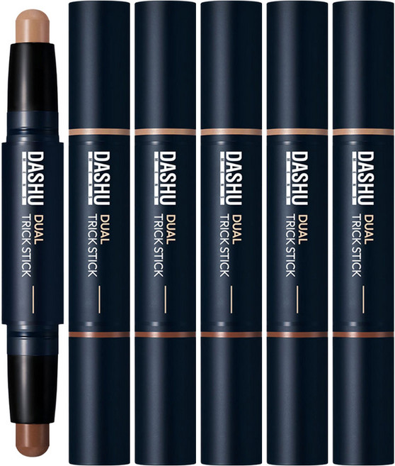 다슈 맨즈 듀얼 트릭 스틱 3.4g, 샌드, 5개