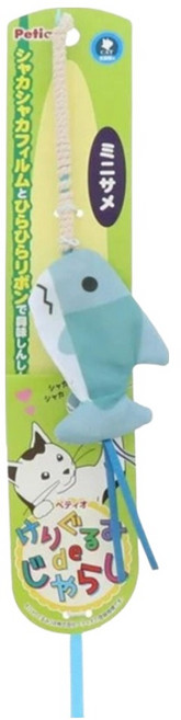 Petio 派地奧 玩偶釣貓逗貓棒 迷你鯊魚, 1支