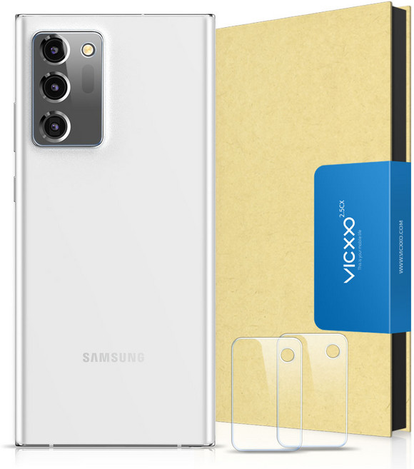 빅쏘 후면 카메라 렌즈 강화유리 보호 필름 2매, 1세트