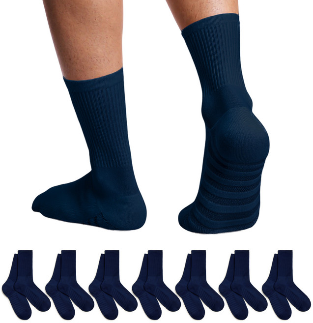 리투 에어리쿨 스포츠 크루 삭스, 네이비, 7개