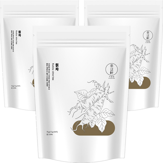 다정헌 칡차, 1.5g, 50개입, 3개