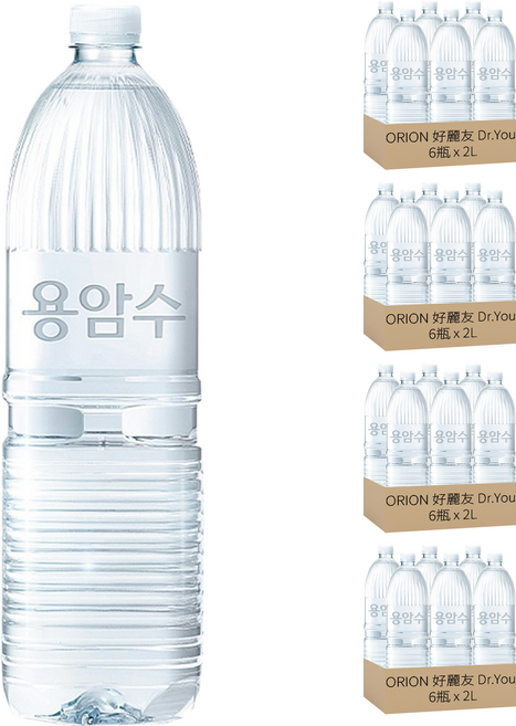 ORION 好麗友 Dr.You 無標籤濟州熔岩水, 2L, 24瓶