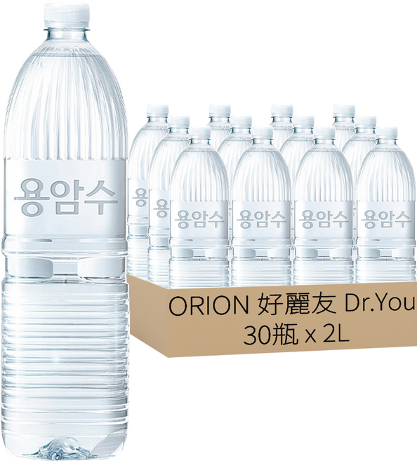 ORION 好麗友 Dr.You 無標籤濟州熔岩水, 2L, 30瓶