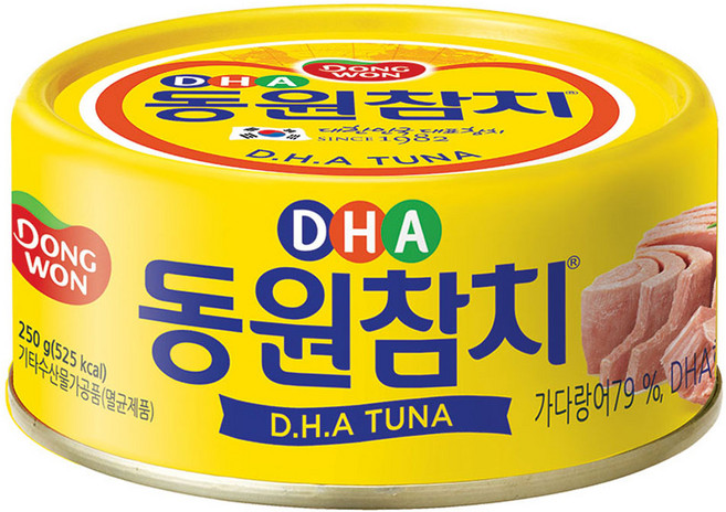 동원참치 DHA 통조림, 250g, 1개