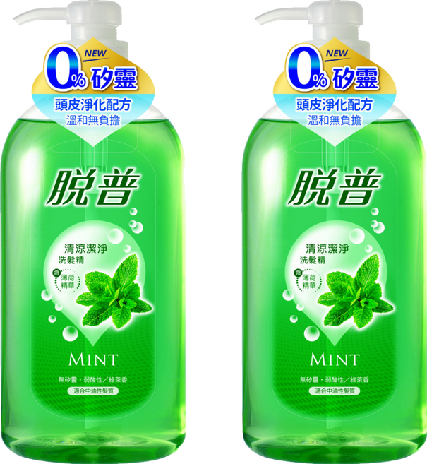 TOP 脫普 清涼潔淨洗髮精, 2瓶, 800ml