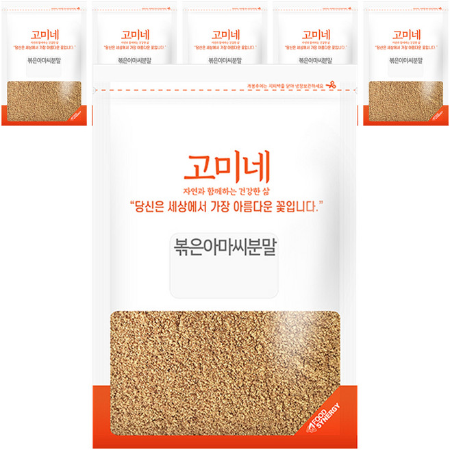고미네 볶은아마씨분말, 300g, 6개