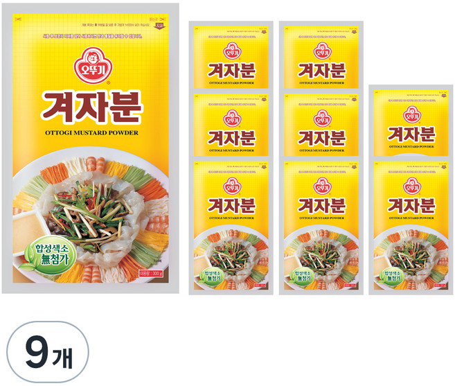 오뚜기 겨자분, 300g, 9개