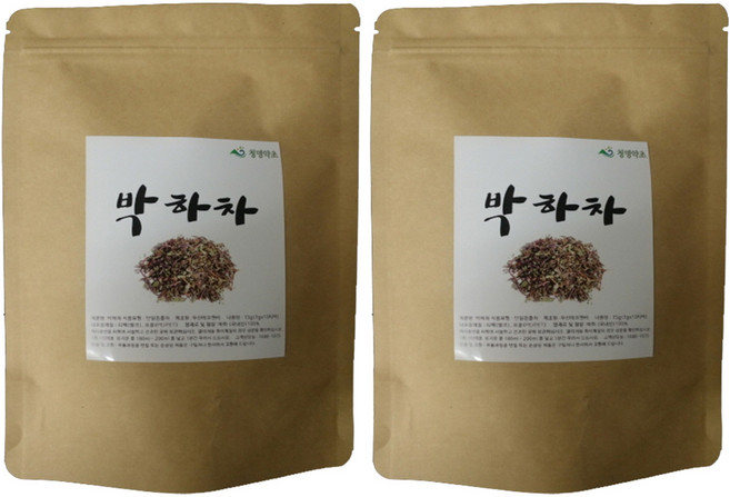 청명약초 박하차 티백 국내산, 1.2g, 20개입, 2개