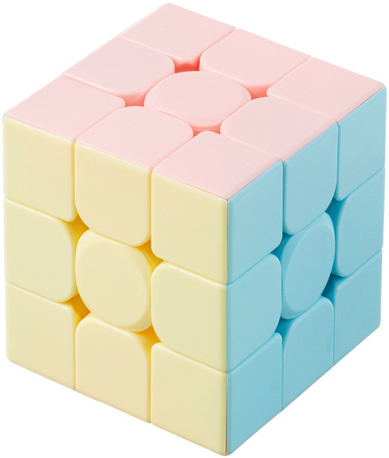 탐사 파스텔 3X3 큐브, 혼합색상, 1개