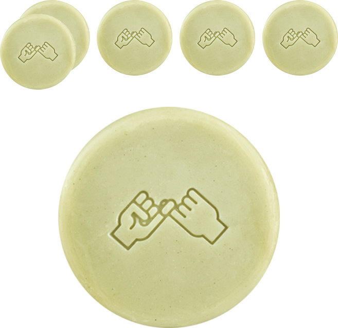 donggubat 洗髮皂 中乾性頭皮專用, 120g, 6個
