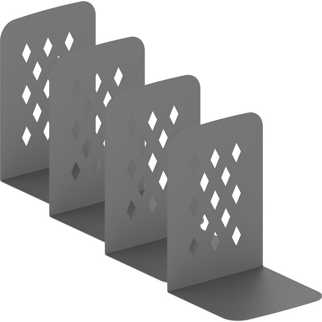 탐사 북엔드 거치대 대형 4p, 그레이