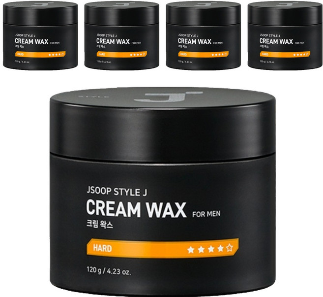 제이숲 스타일제이 포맨 크림 헤어왁스, 120g, 5개