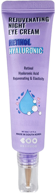 韓國 DEARBOO A醇玻尿酸夜間眼霜, 30ml, 1條