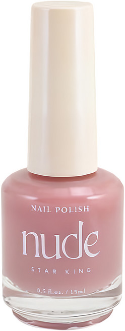 STAR KING 星之冠 nude法式漫步指甲油, 玫瑰奶茶色, 15ml, 1瓶