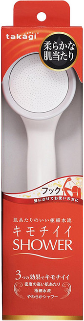 Takagi 日本淨水SHOWER蓮蓬頭 細緻柔膚款, 白色, 1個