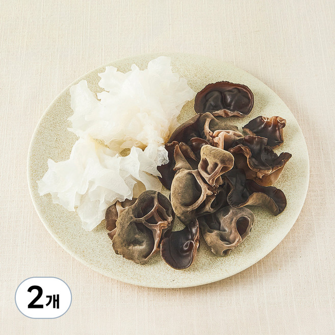 무농약 혼합 목이버섯, 200g, 2개