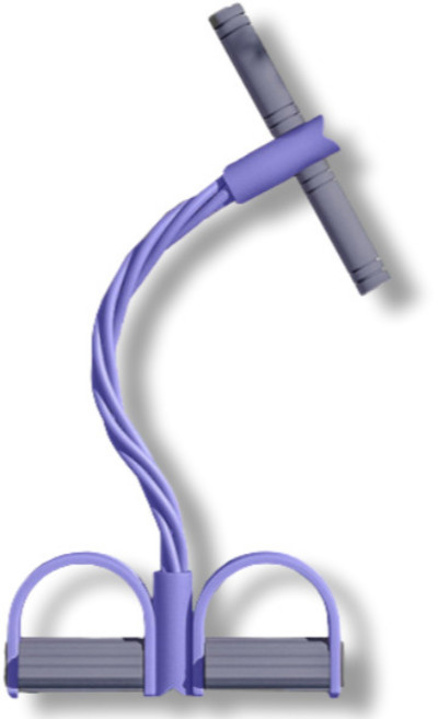 티앤비 스포츠 로잉 튜빙 밴드 윗몸 일으키기 기구, 퍼플, 1개