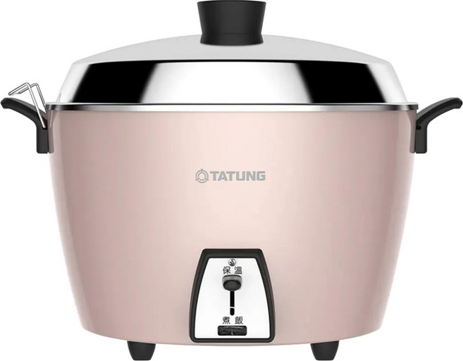 TATUNG 大同 不鏽鋼電鍋 10人份, TAC-10L-MP, 珍珠粉紅