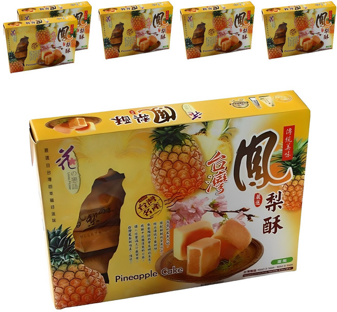 파인애플 케익, 250g, 6개