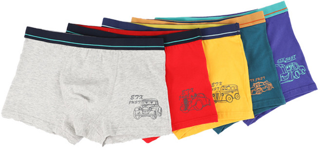 스타일컨택트 남아용 사각드로즈 팬티 5종 세트