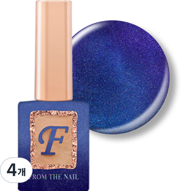FROM THE NAIL 閃亮凝膠指甲油, FG135, 10g, 4瓶