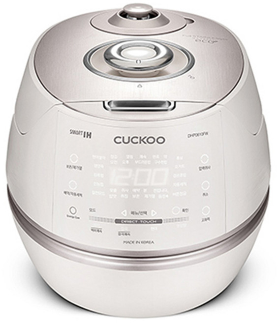 쿠쿠 IH 전기압력밥솥 6인용, CRP-DHP0610FW, 그레이스 화이트