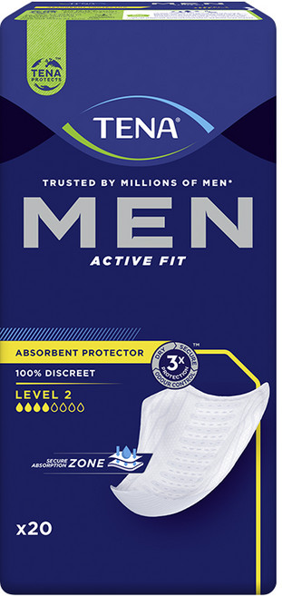 테나 남성용 레벨 2 패드형 성인기저귀, 중형, 20개입, 1개