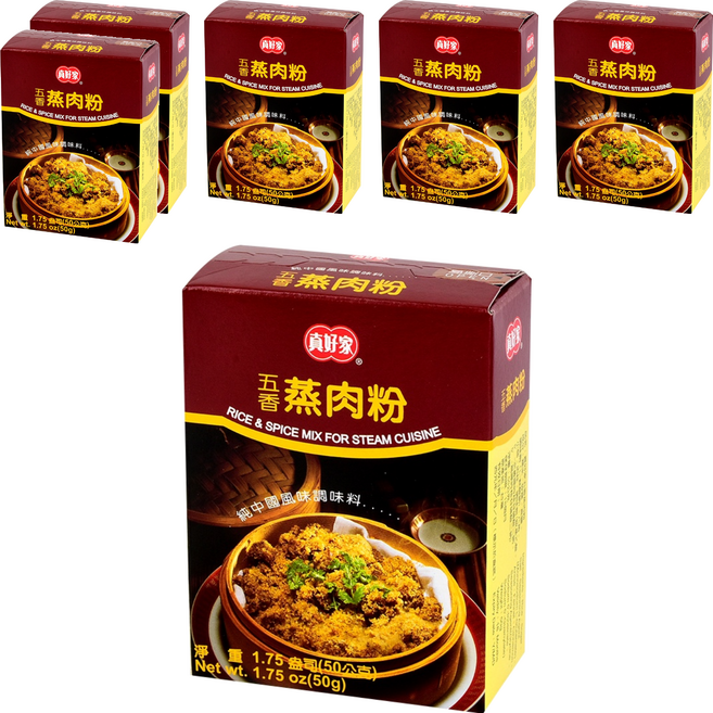 真好家 五香蒸肉粉, 50g, 6盒