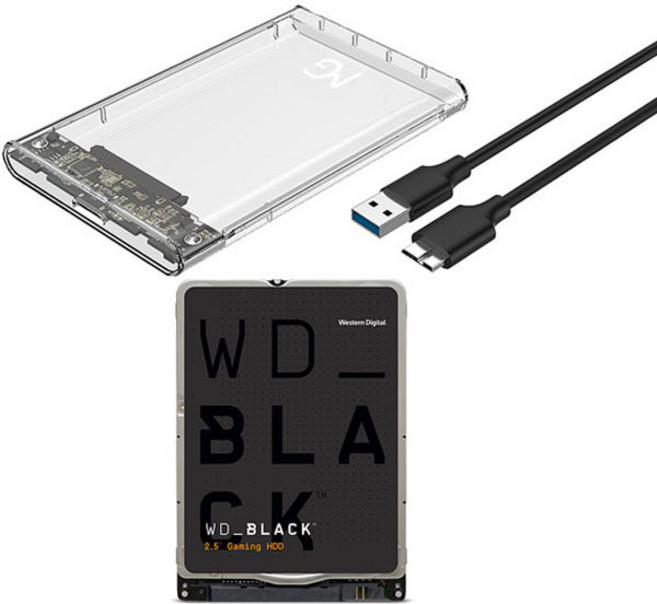 MAKEGREAT WD HDD 외장하드 7200RPM HD2501C3, 500GB