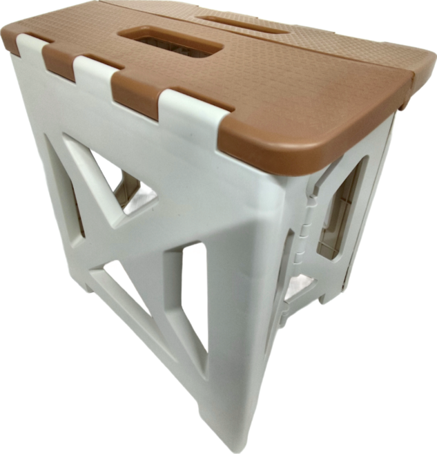 品屋 折疊凳 大號, 卡其色, 1個
