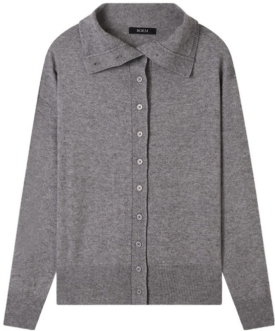 Roem 女款高領開襟衫