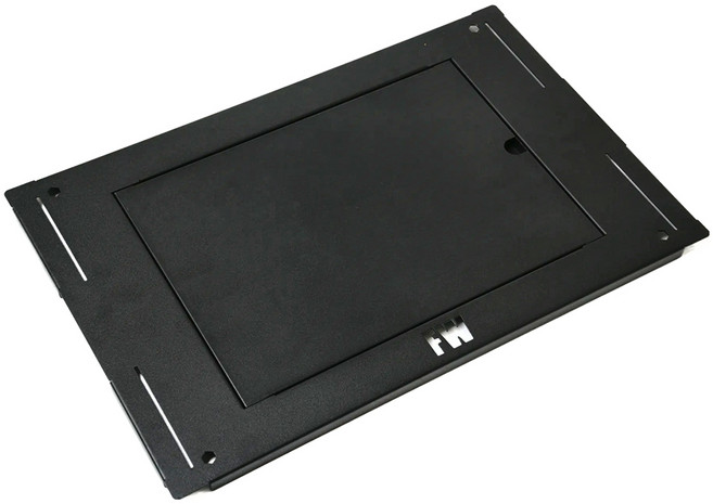 FIELD WORKS 鐵件系列 一單位爐板 尺寸: 53x34cm 重量: 1.8kg 承重: 30kg, 1個, 黑色