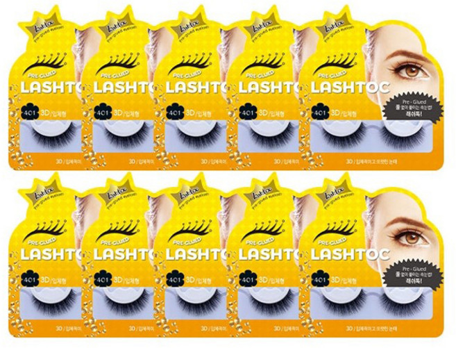 래쉬톡 원터치 속눈썹, 10개
