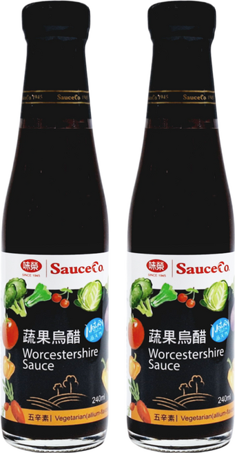 味榮 蔬果烏醋 植物五辛素, 240ml, 2瓶