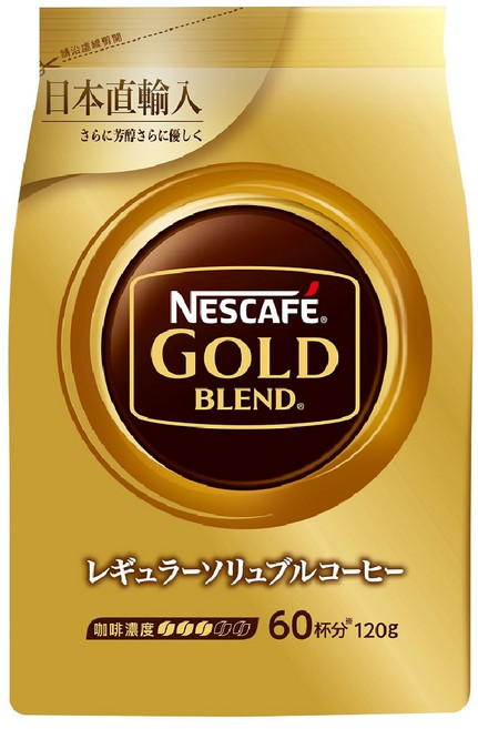 NESCAFE 雀巢咖啡 金牌 風味補充包, 微研磨, 120g, 1包