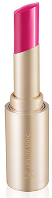 수려한 연 실크 립 루즈 립스틱, 1개, 루비핑크