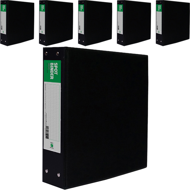 희망화일 고주파 사다리바인더 7cm 3공, 흑색, 6개