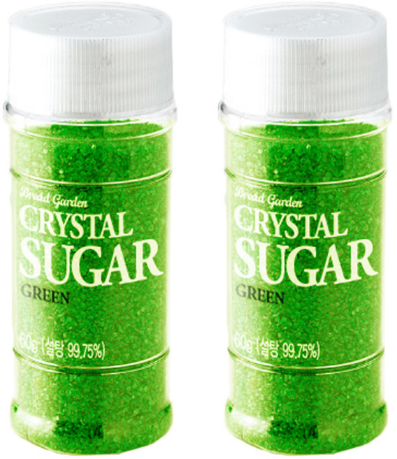 브레드가든 크리스탈 슈가 그린, 2개, 60g