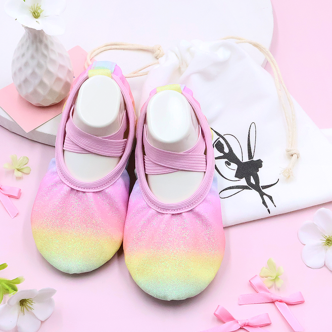 비단길 여아용 조안 발레슈즈 + 슈즈파우치 세트