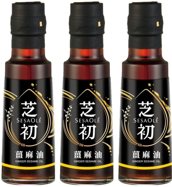 SesaONE 芝初 薑麻油, 105ml, 3瓶