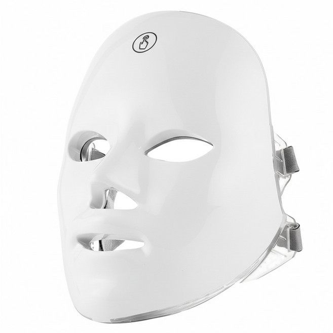 Panatec 沛莉緹 七彩LED光子美容面罩 充電式設計 一鍵觸控 1個, K-539W, 白色