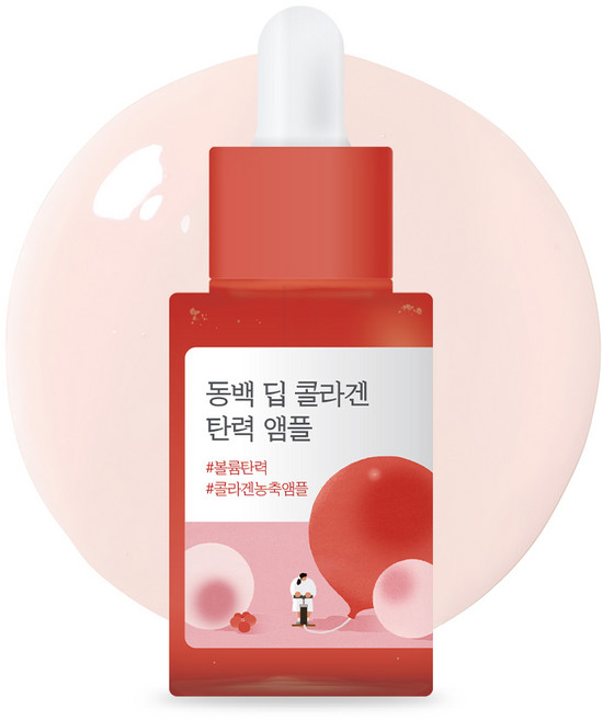 라운드랩 동백 딥 콜라겐 탄력 앰플, 1개, 30ml
