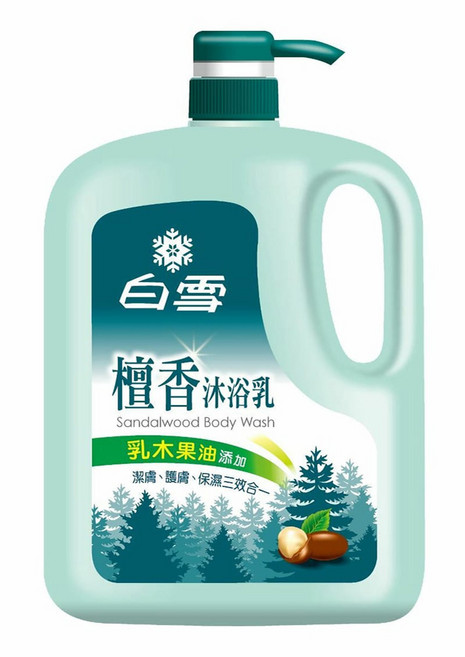 Snow White 白雪 檀香沐浴乳 乳木果油, 2kg, 1桶