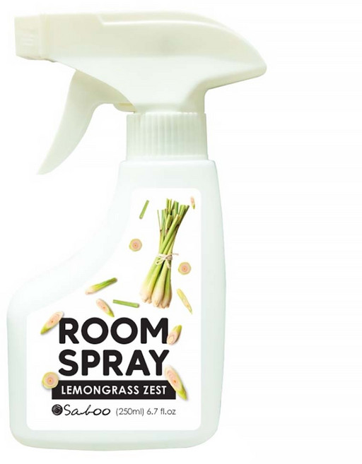 Saboo香氛室內噴霧 清新空氣 消除異味 營造舒適空間, 250ml, 檸檬草, 1瓶