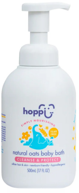 hoppi 燕麥洗沐二合一, 500ml, 1個