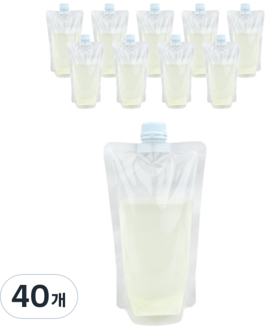 맘스퀴즈 스파우트 음료 파우치 28mm 2000ml, 1개입, 40개