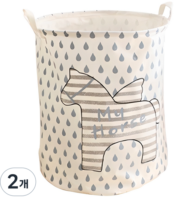 북유럽 원형 패브릭 바스켓 대형, 마이호올스